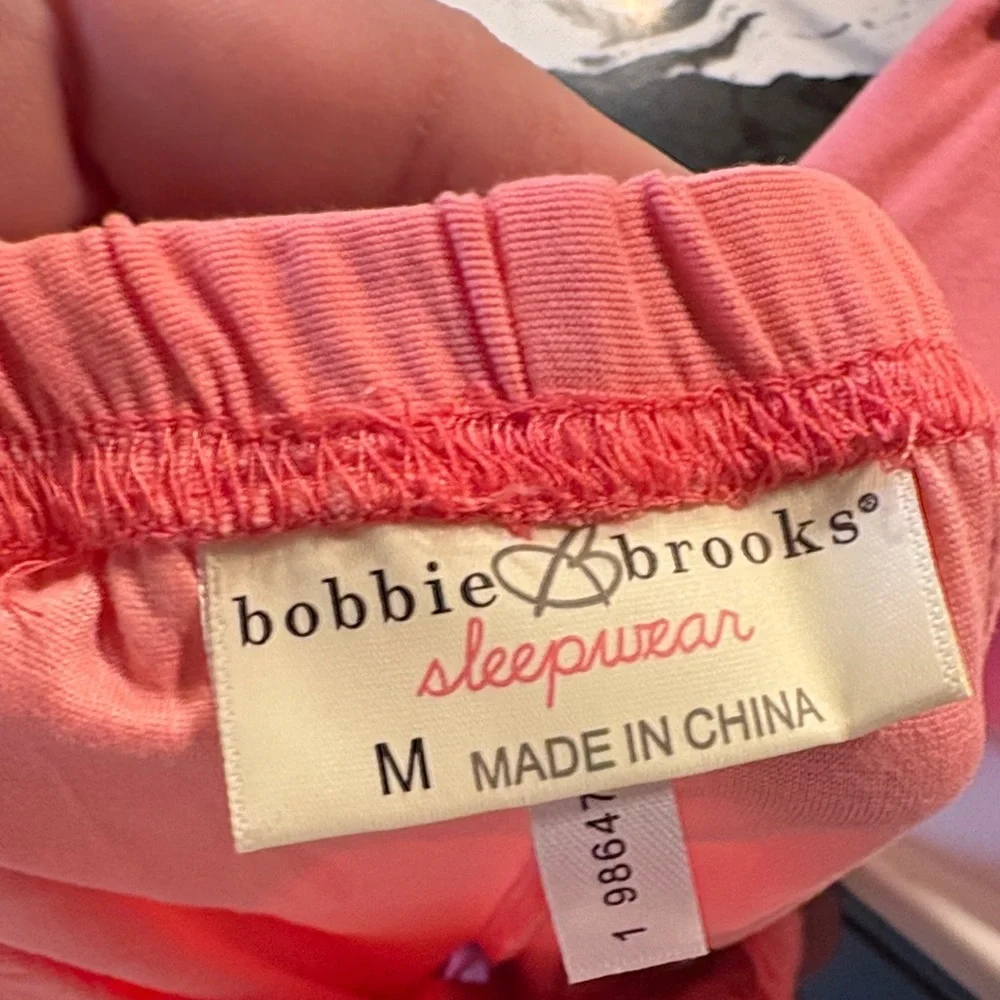 Bobbie Brooks Coral Pink Sleepwear Bottoms